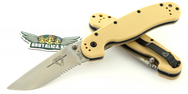 Ontario RAT-1 ON8849DT serrated/desert 