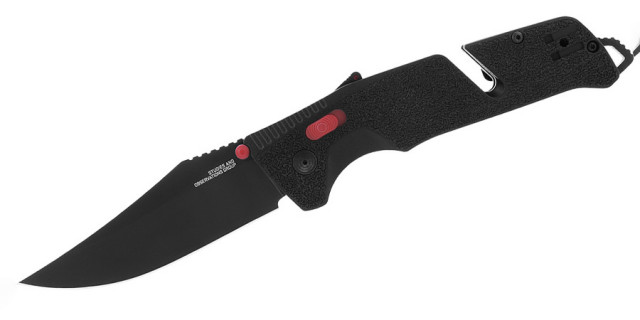 SOG Trident mk3 black red