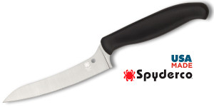 Spyderco Z-cut black plain